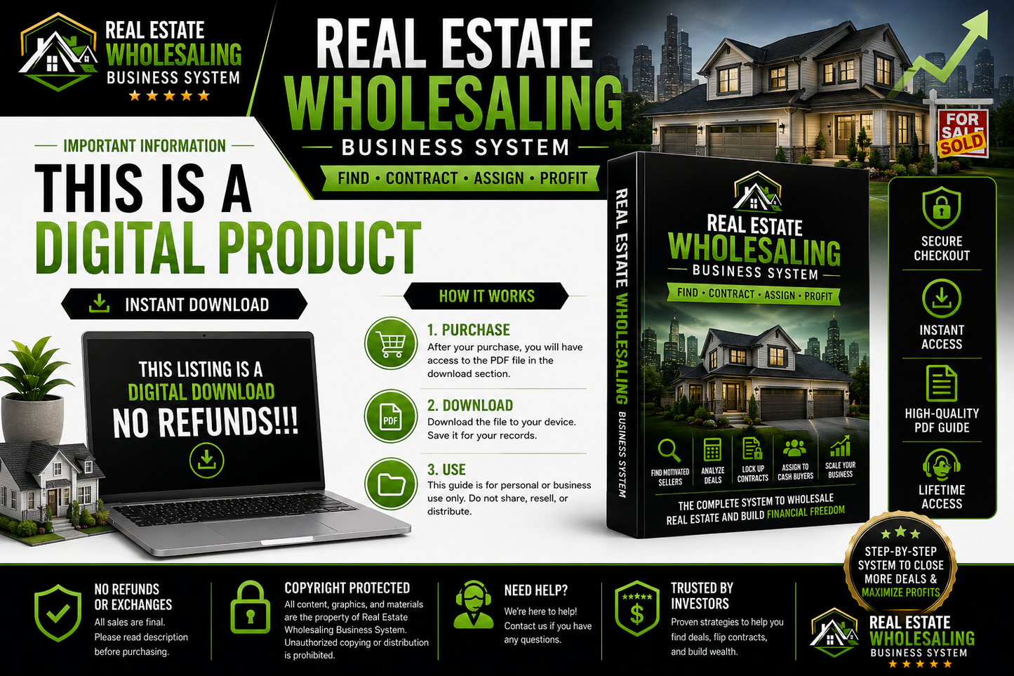 Real Estate Wholesaling Business System