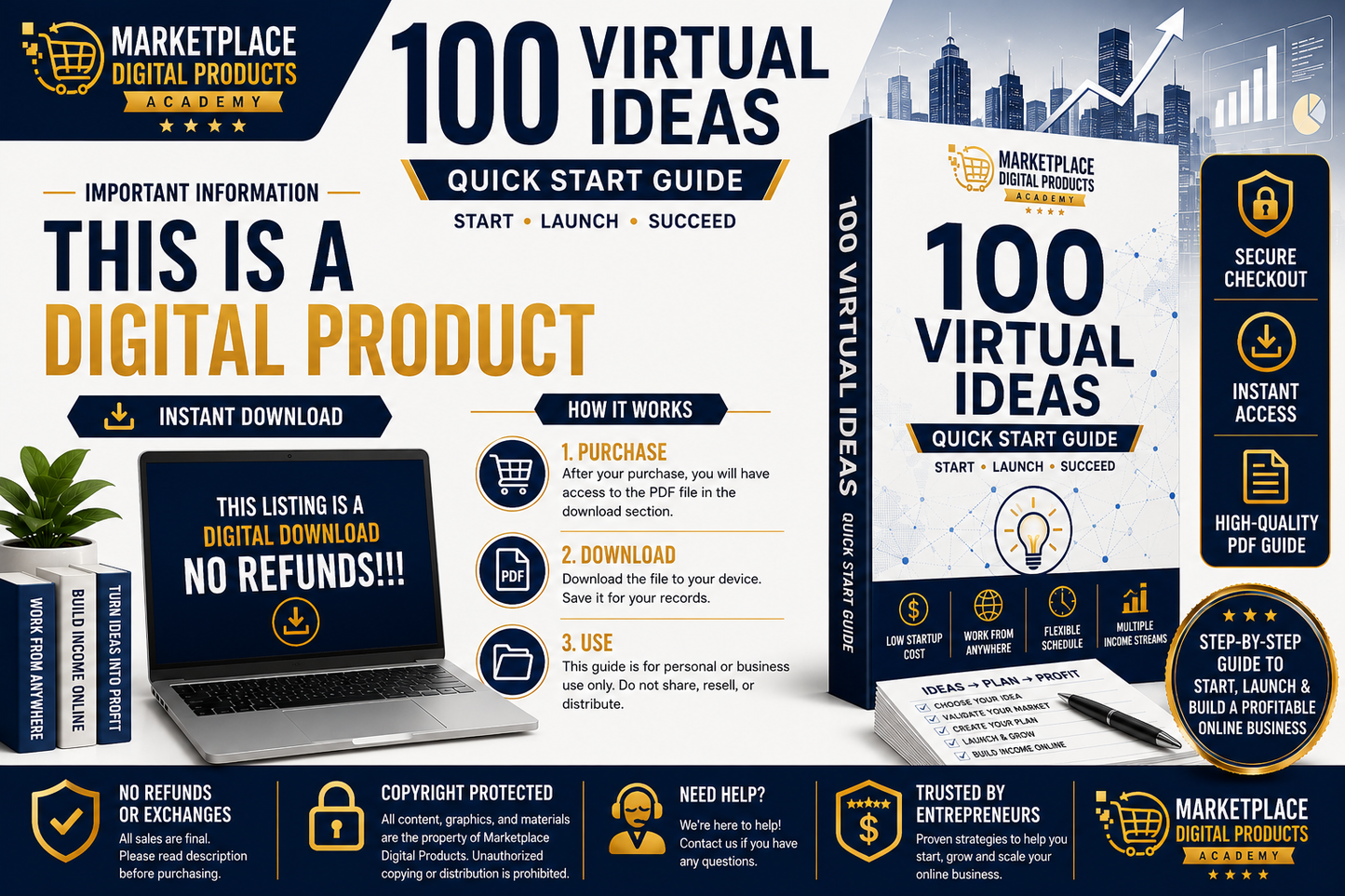 100 Virtual Business Ideas – Work From Anywhere Guide