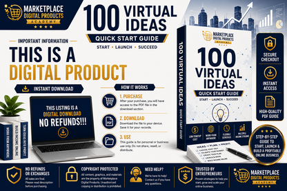 100 Virtual Business Ideas – Work From Anywhere Guide