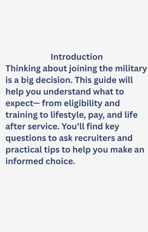 Civilian to Military – Complete Guide & Questions for Recruiters
