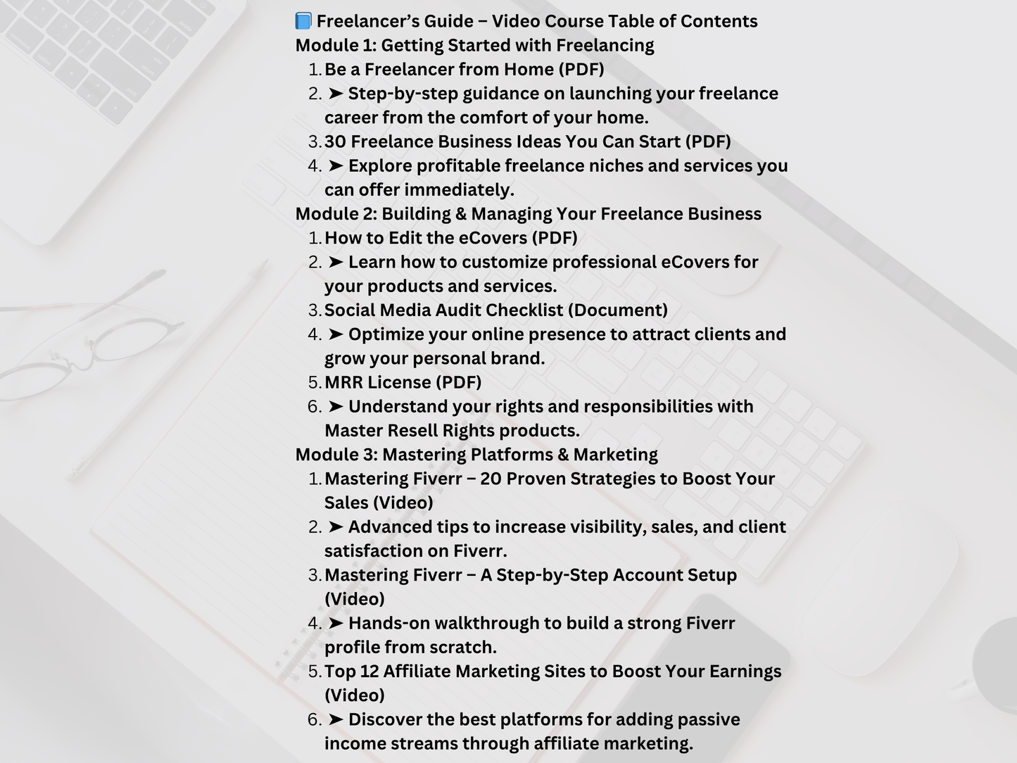 Freelancer’s Course – Building a Solo Career