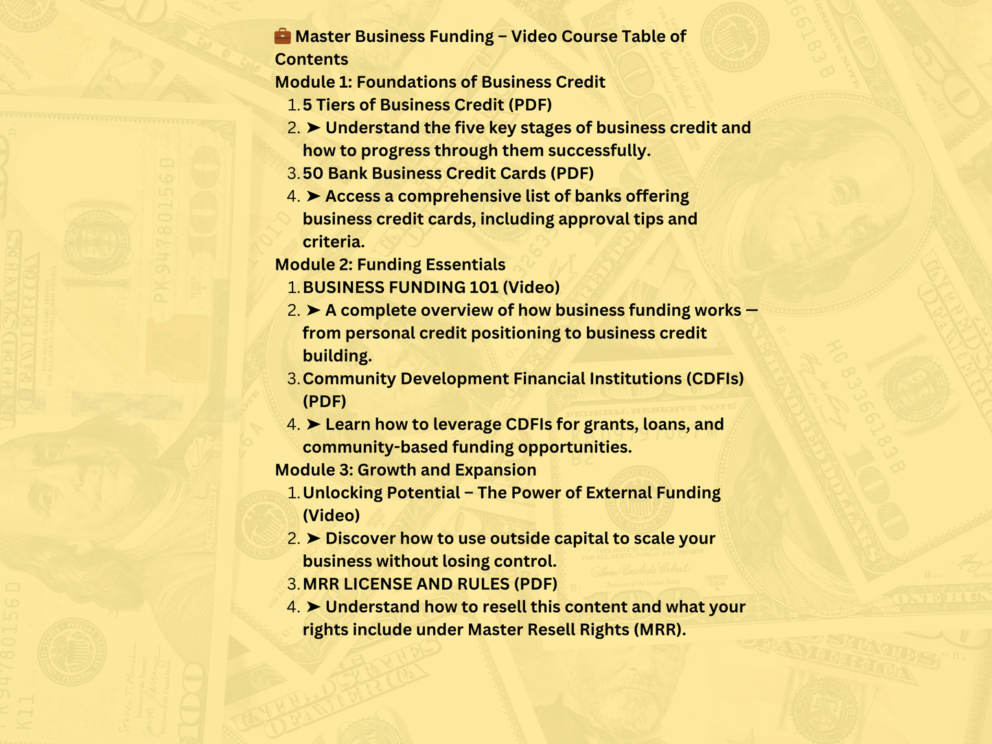 Master Business Funding Course – Strategies for Growth and Success