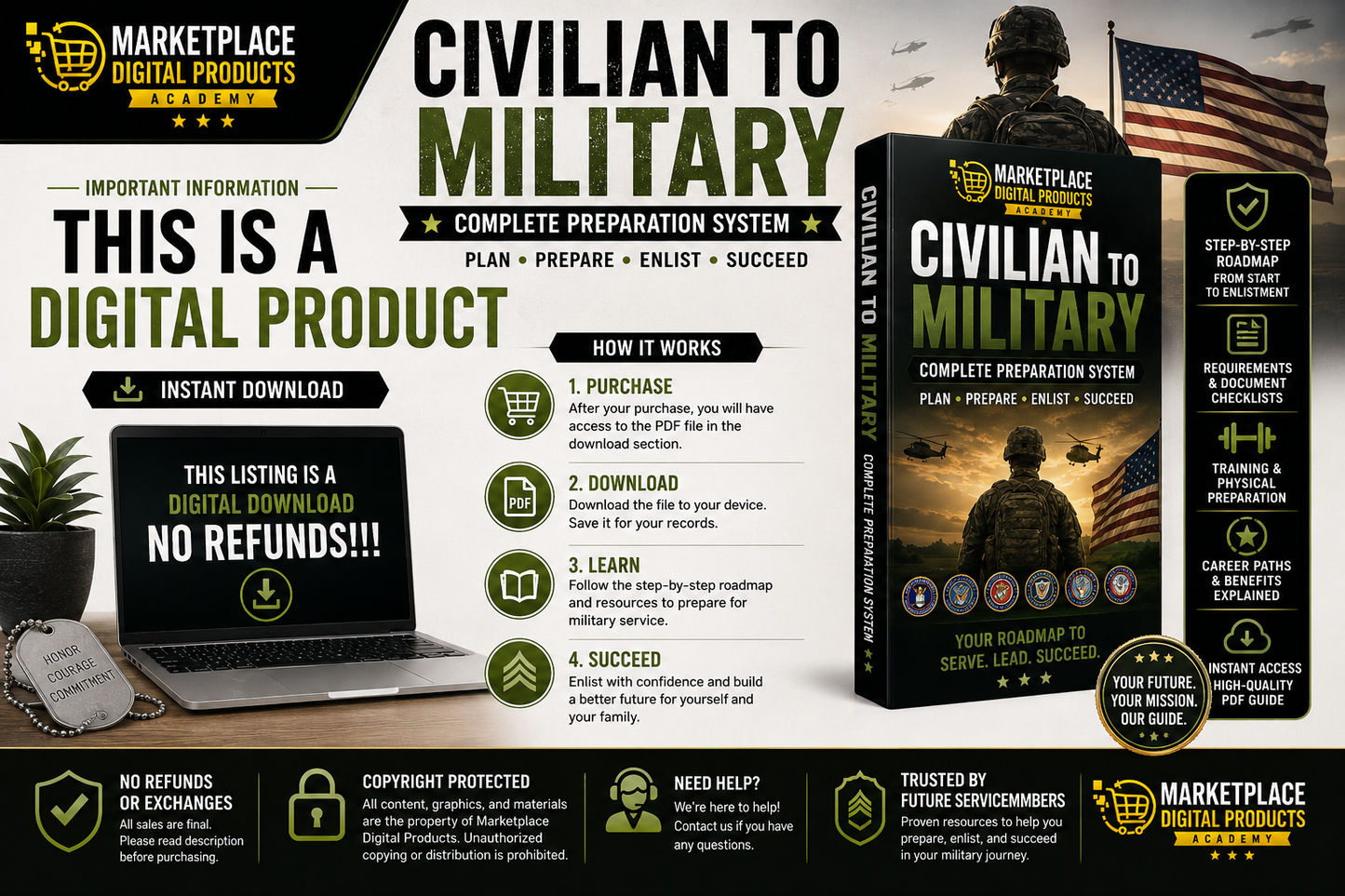Civilian to Military Ebook