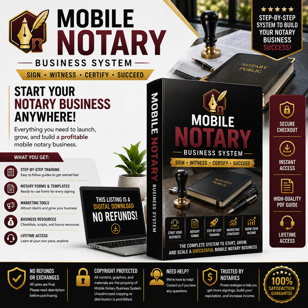 Mobile Notary Business System