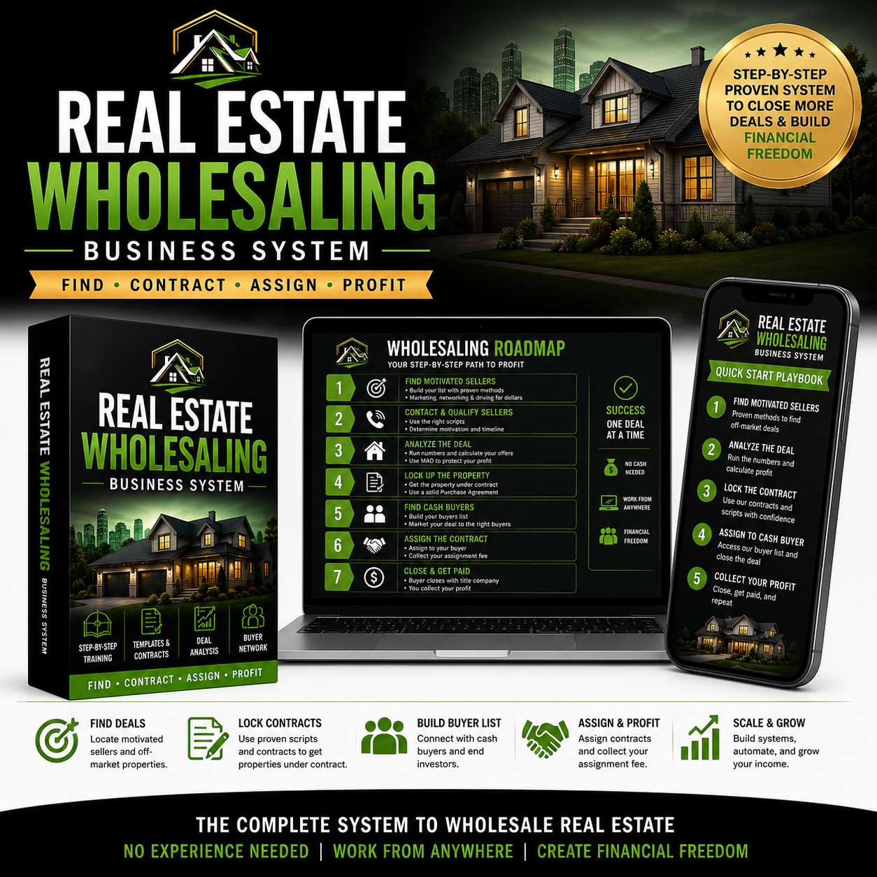 Real Estate Wholesaling Business System