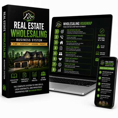Real Estate Wholesaling Business System