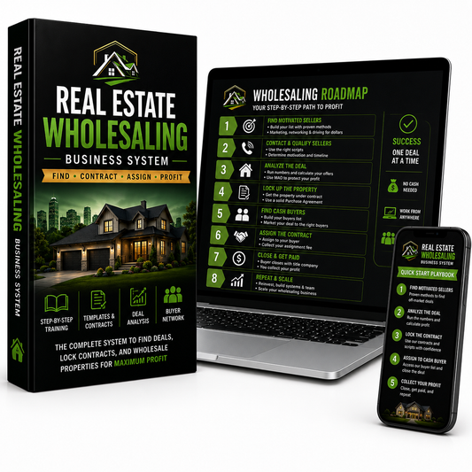 Real Estate Wholesaling Business System